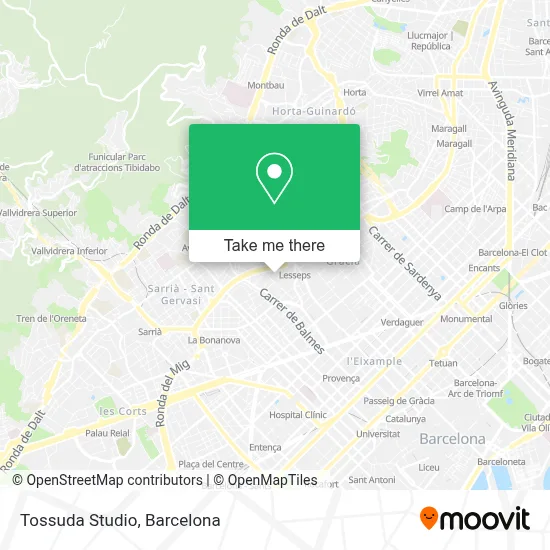 Tossuda Studio map