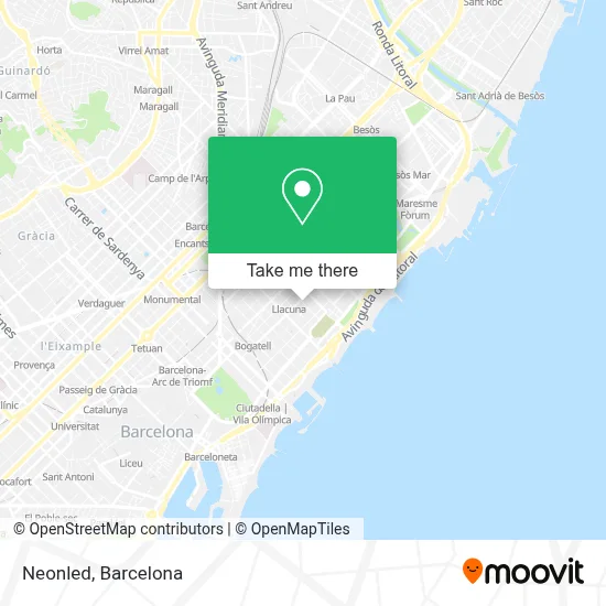 Neonled map