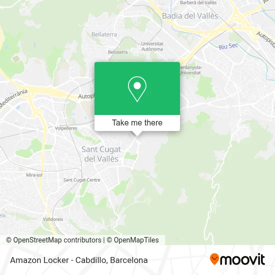 Amazon Locker - Cabdillo map