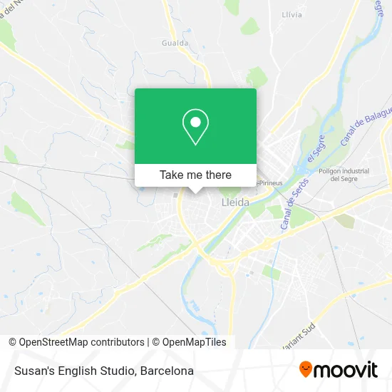 Susan's English Studio map