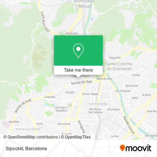Sipcotel map