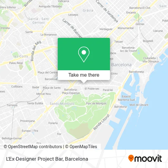 mapa L'Ex-Designer Project Bar