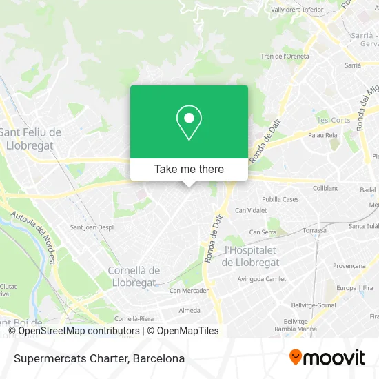 Supermercats Charter map