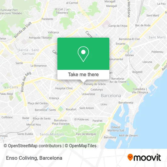 mapa Enso Coliving
