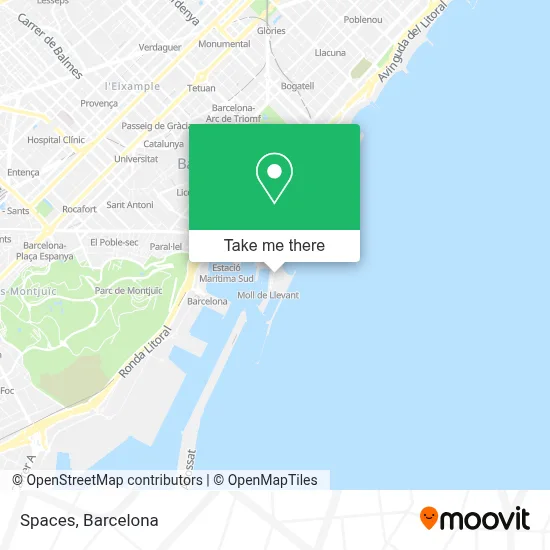 Spaces map