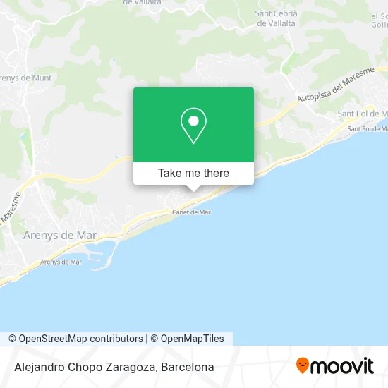 Alejandro Chopo Zaragoza map