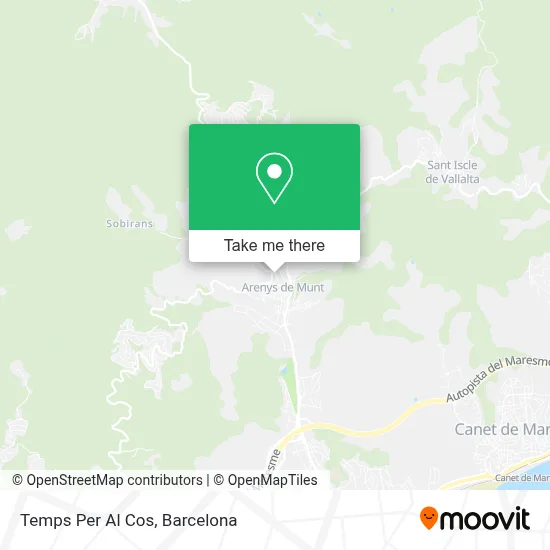 Temps Per Al Cos map