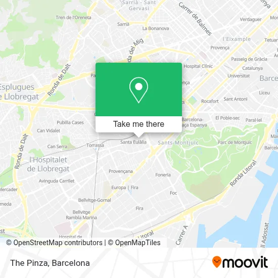 La Pinza map