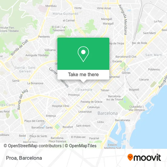 Proa map