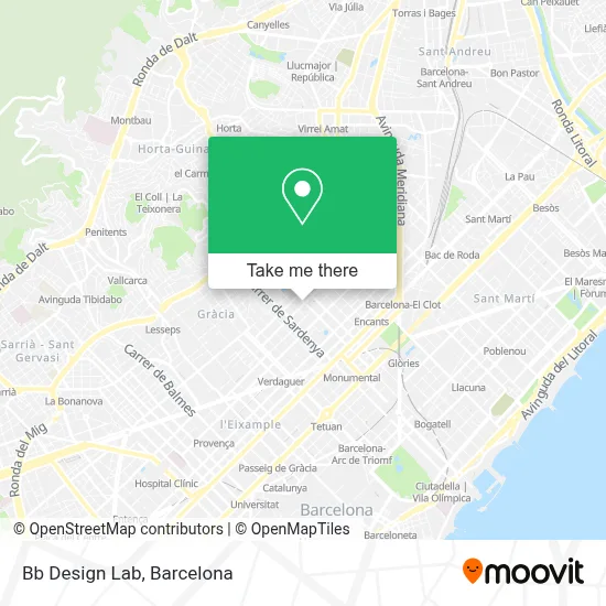 Bb Design Lab map