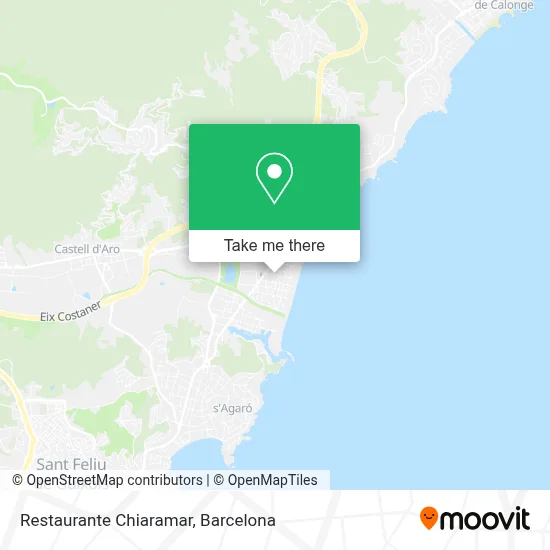 Restaurante Chiaramar map