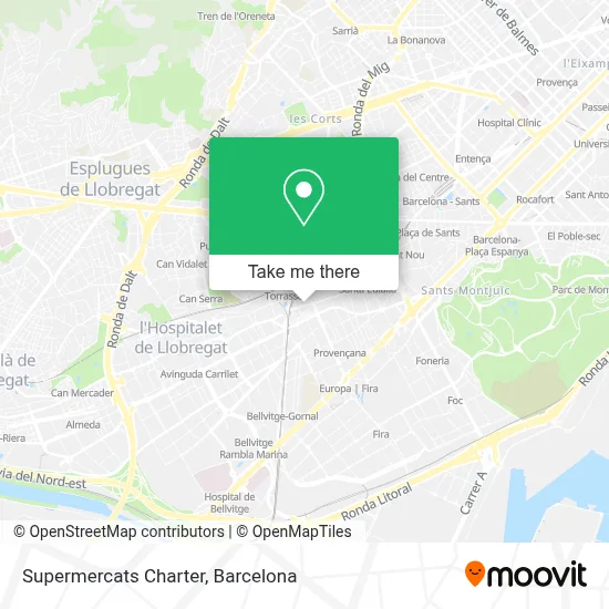 Supermercats Charter map
