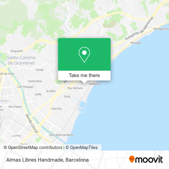 Almas Libres Handmade map