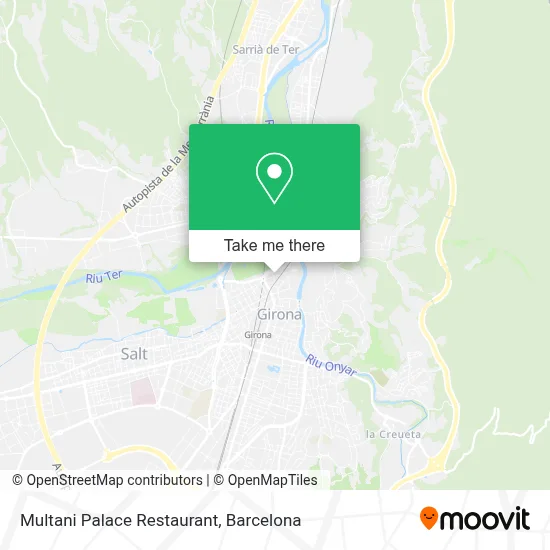 Multani Palace Restaurant map
