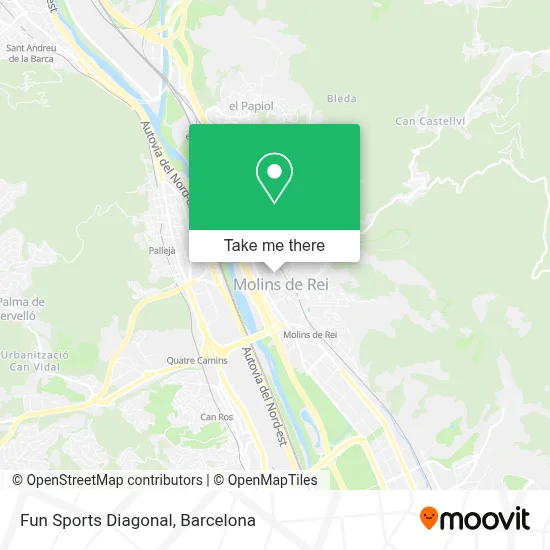 Fun Sports Diagonal map