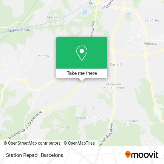 Station Repsol map