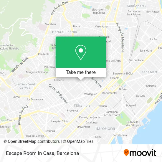 Escape Room In Casa map