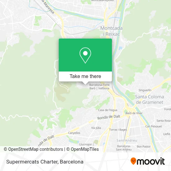 Supermercats Charter map