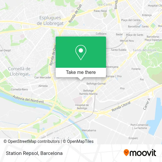 Station Repsol map