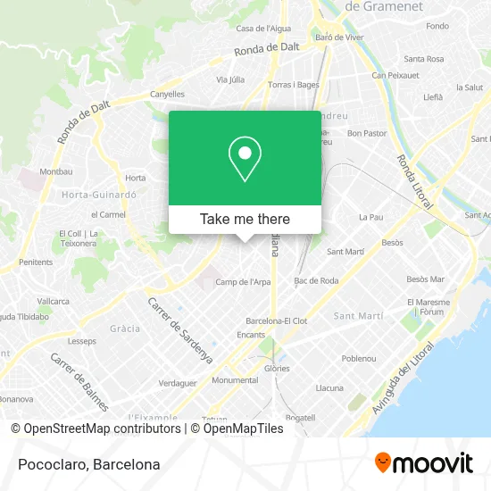Pococlaro map