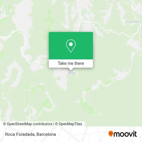 mapa Roca Foradada