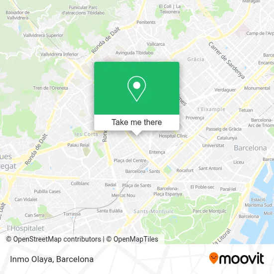 Inmo Olaya map