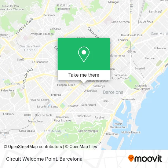 Circuit Welcome Point map