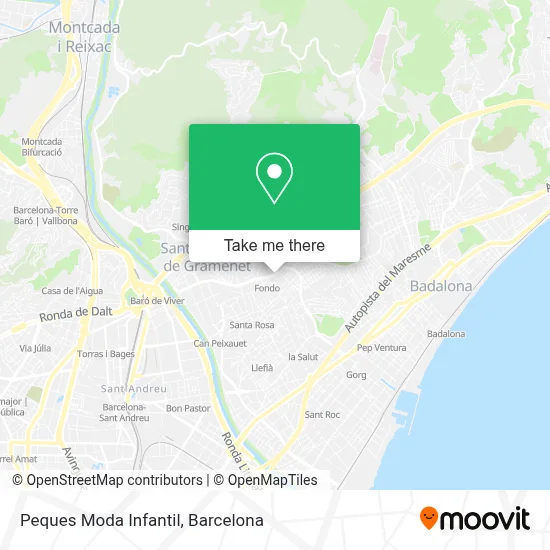 Peques Moda Infantil map