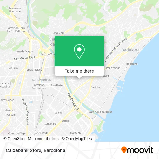 Caixabank Store map