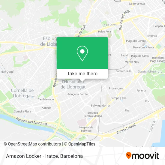 Amazon Locker - Iratxe map