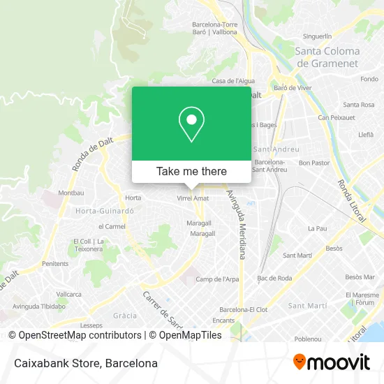 Caixabank Store map