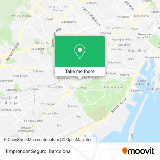 Emprender Seguro map