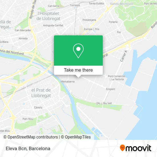 Eleva Bcn map