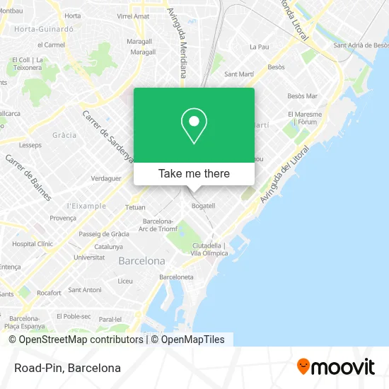 Road-Pin map