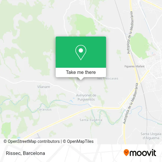 mapa Rissec