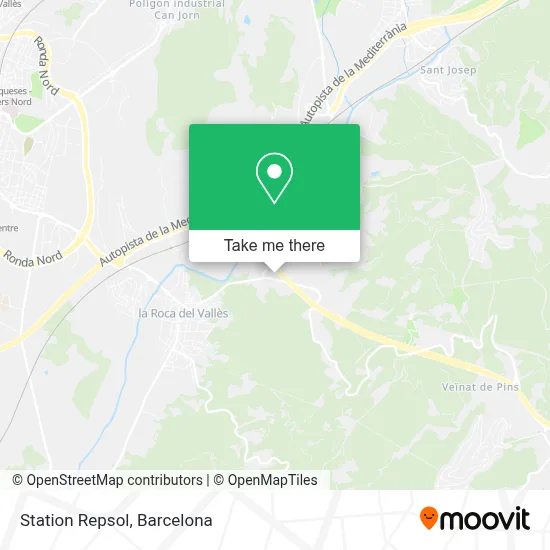 Station Repsol map