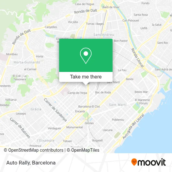 Auto Rally map