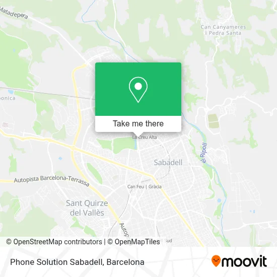 Phone Solution Sabadell map