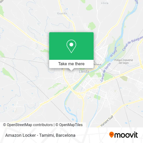 Amazon Locker - Tamimi map