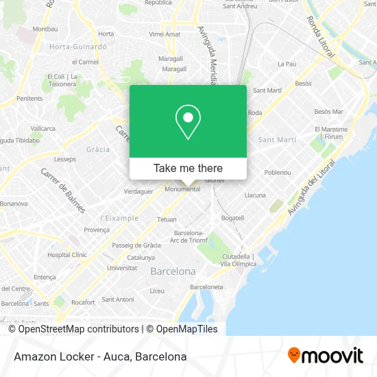 Amazon Locker - Auca map
