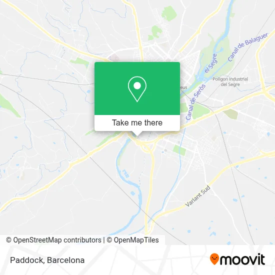 Paddock map