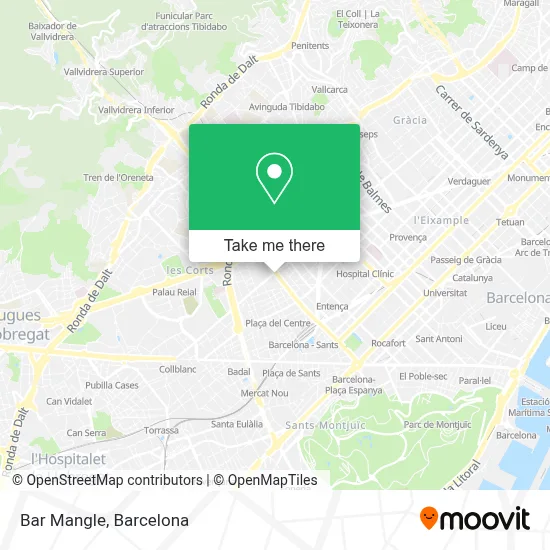 Bar Mangle map