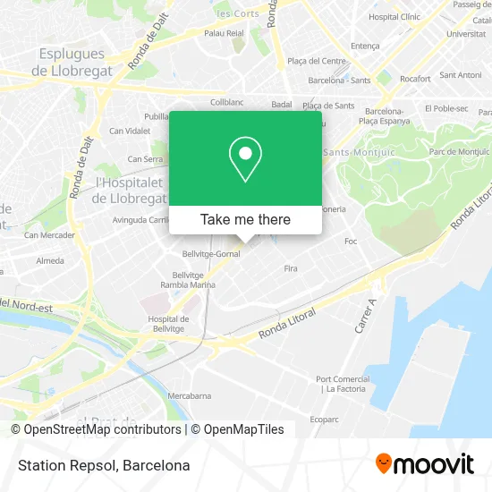 Station Repsol map
