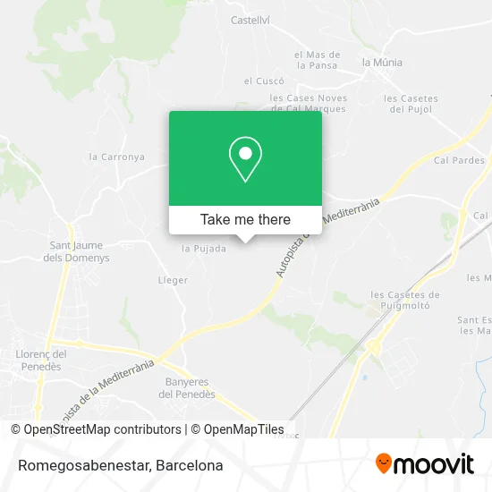 Romegosabenestar map