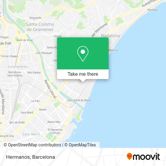 Hermanos map