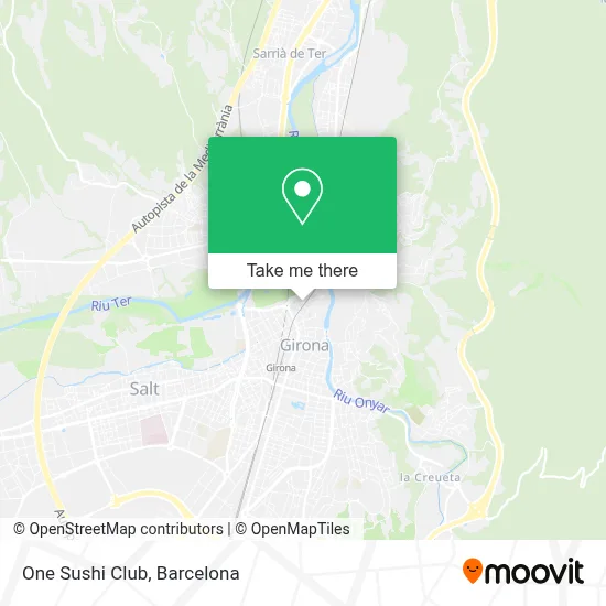 One Sushi Club map