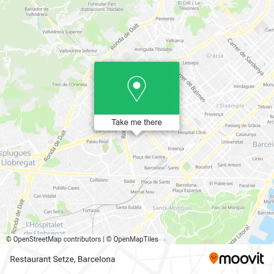 Restaurant Setze map