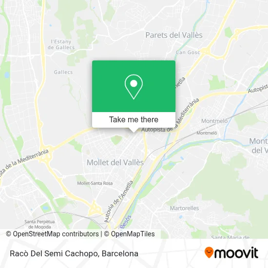 Racò Del Semi Cachopo map