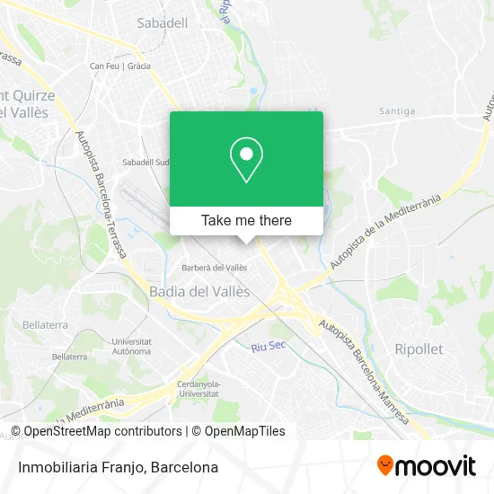 Inmobiliaria Franjo map