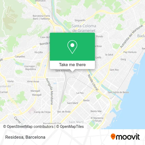 Residesa map